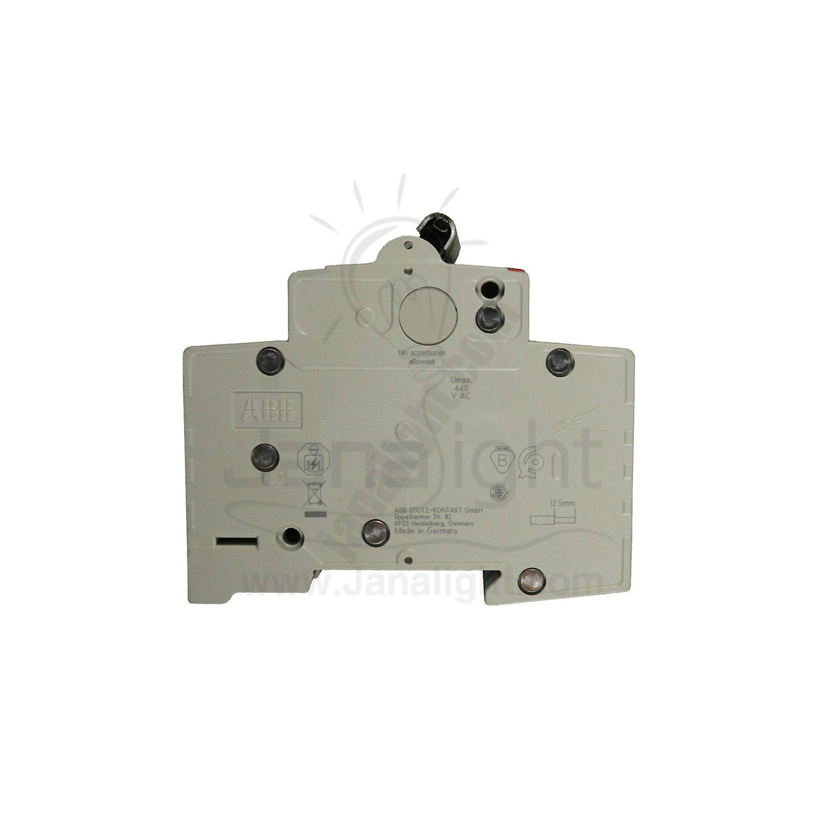 مفتاح 25 امبير ثلاثي 6 كيلو Sh203 C25 Abb Abb Circuit Breaker 3P 25Amp 6K Sh203